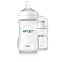 Philips Avent Natural Bottle 9oz/260ml - 2 Pack - bottles - Mothercare