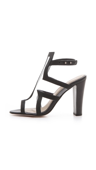 L'AGENCE Dani Plexi Sandals
