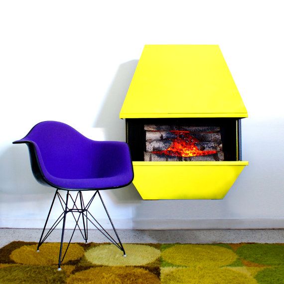 Mid Century Yellow Electric...