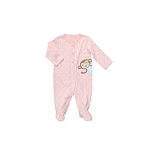 Carter's Girls Polka Dot Footie with Applique - Carters  - Babies"R"Us