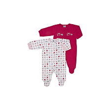 Gerber Girl 2 Pack Cotton Sleep N' Play - Gerber Childrenswear  - Babies"R"Us