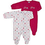 Gerber Girl 2 Pack Cotton Sleep N' Play - Gerber Childrenswear  - Babies"R"Us