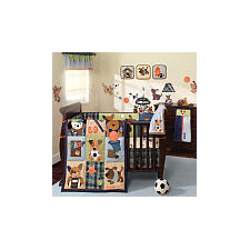 Lambs & Ivy Bow Wow 9-Piece Crib Bedding Set - Lambs & Ivy Bedtime  - Babies"R"Us