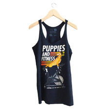 Puppies & Fitness | Women's Tank - Women's Tank -  - Puppies Make Me Happy - 1