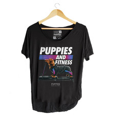 Puppies & Pilates | Weekend Tee - Women's Tee -  - Puppies Make Me Happy - 1