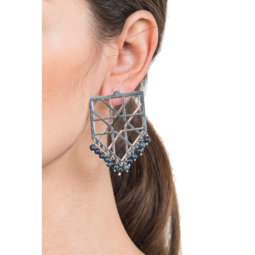 Alhambra triangle drop earr...