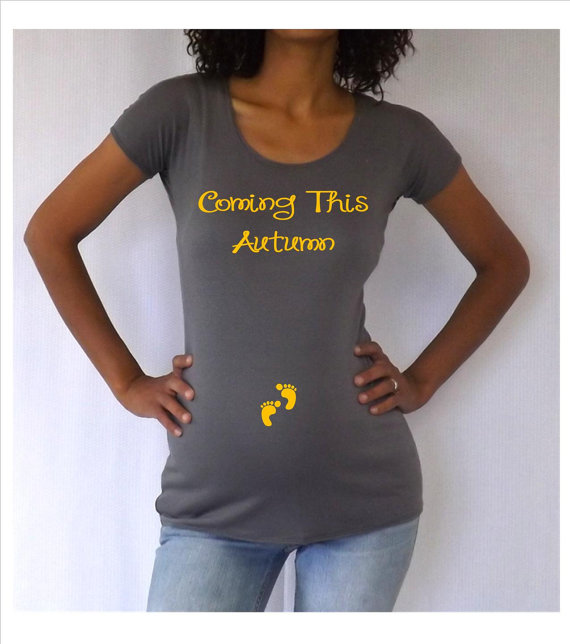 maternity Shirt/Tee "Coming...