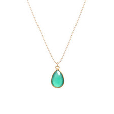 Rachael Ryen - Teardrop Gemstone Necklace - Show Pony Boutique
