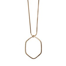 Tiffany Kunz - Honeycomb Necklace in Bronze $89 - Show Pony Boutique