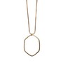Tiffany Kunz - Honeycomb Necklace in Bronze $89 - Show Pony Boutique