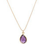 Rachael Ryen - Teardrop Gemstone Necklace - Show Pony Boutique