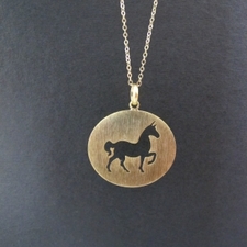 Show Pony - Cutout  Necklace in 14k Gold Filled $60 - Show Pony Boutique