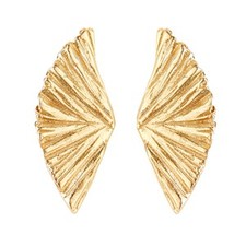 Tiffany Kunz - Plume Studs in Bronze $63 - Show Pony Boutique