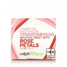 Παραδοσιακό υποβρύχιο μαστίχας με τριαντάφυλλο, Χίου "Mediterra" 100g