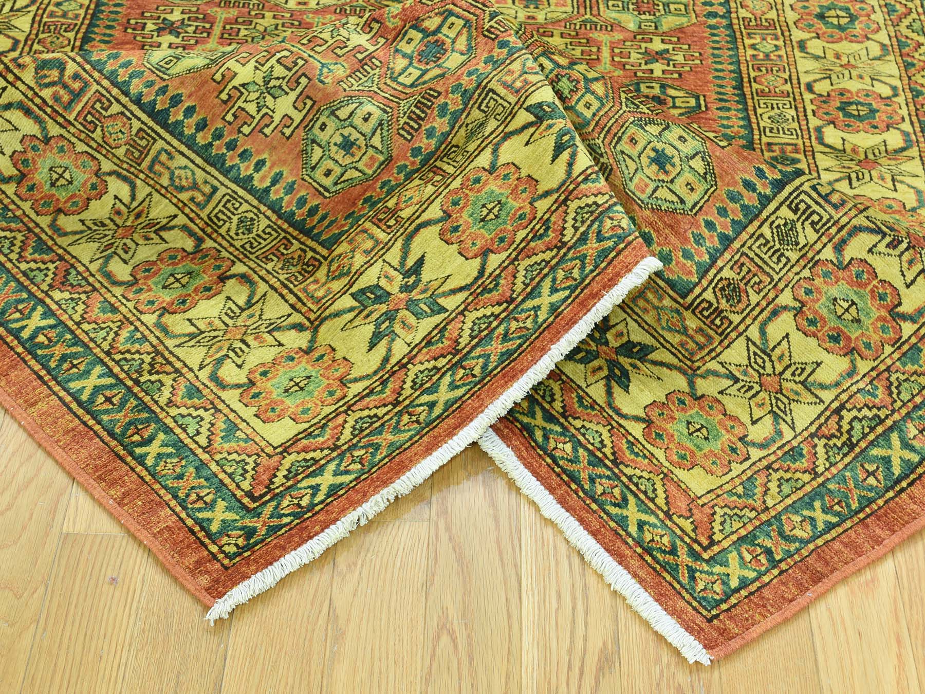 HAND-KNOTTED SUPER KAZAK CA...