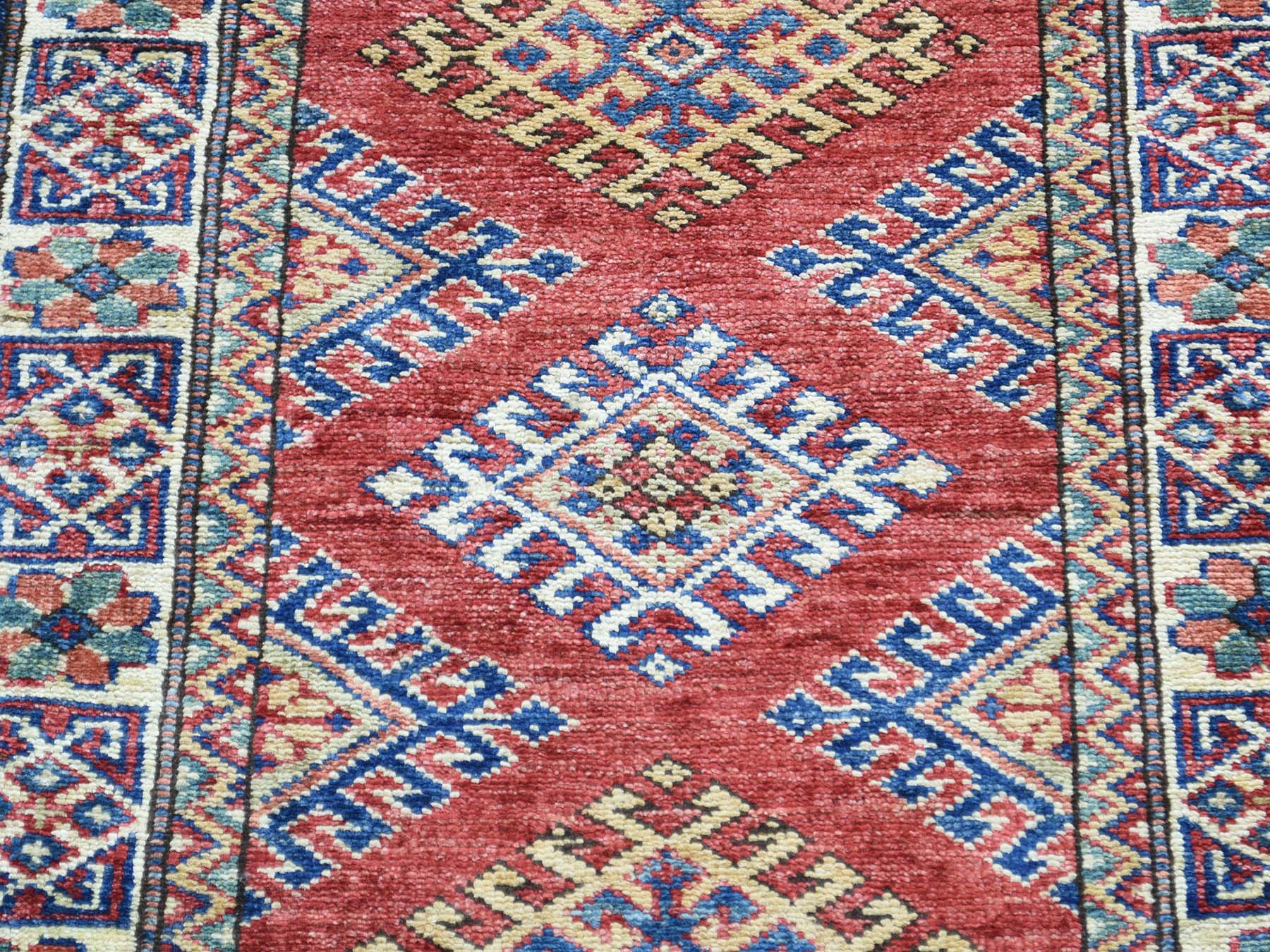HAND-KNOTTED SUPER KAZAK TR...