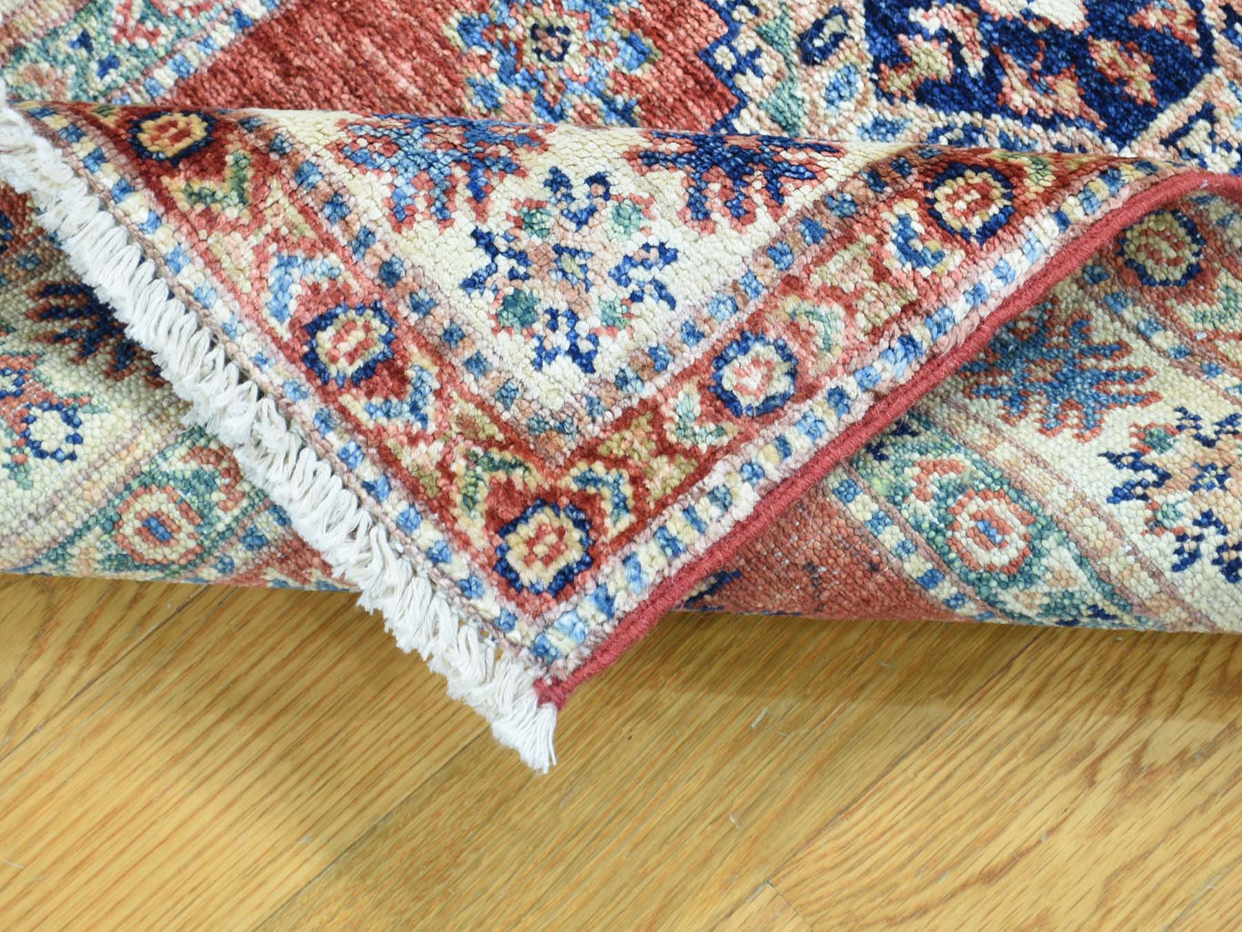 HAND-KNOTTED SUPER KAZAK PU...