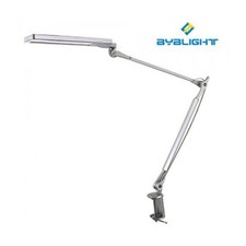 Byb E-430 Professional Architect Swing / Adjustable Arm, Giant Eye-Care 8-Watt Dimmable Led Reading Light / Swing Arm Table Desk Lamp With Metal Clamp, 4 Unique Lighting Modes (3200K, 4200K, 5200K, 6200K), 6-Level Dimmer, Touch-Sensitive Control Panel