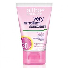 Alba botanica, sunblock facial spf30, 4 oz, (pack of 1)