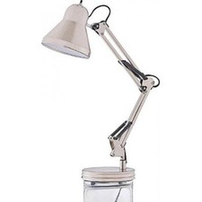 Boston Harbor Wk-618E-3L Swing Arm Lamp Holder For Desk Lamp, Brushed Nickel