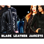 Buy Mens and Womens Black Leather Jackets