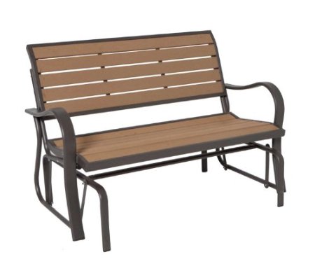 Lifetime Glider Bench, Faux...