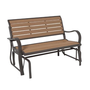 Lifetime Glider Bench, Faux Wood Construction, Patio, Lawn & Garden