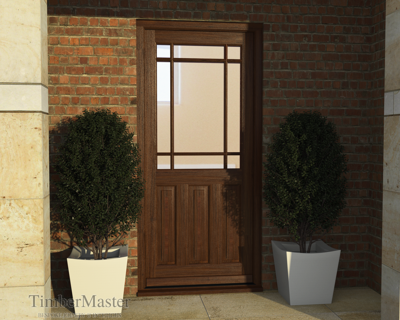 Oak Three Panel Door Set - ...