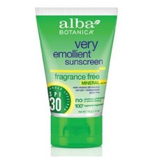Alba botanica, sunblock ff mnrl spf30, 4 oz, (pack of 1)