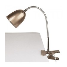 Clearance! 5 W Flexible & Swivel Neck Clip On Eye Protection Led Table Desk Lamp Reading Light- Usb Light, Bbq Grill Light (Brown)