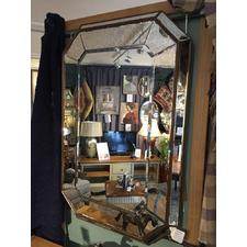 Antiqued Mitre Mirror