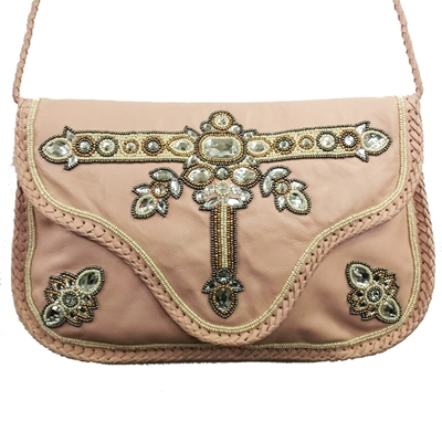 Blossom Bead Crystal Clutch...