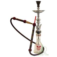 Khalil Mamoon Cafe Style Shisha Pipe Red