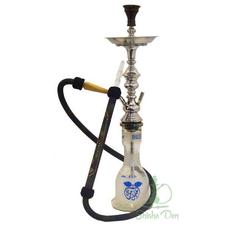 Khalil Mamoon Cafe Style Shisha Pipe - Blue