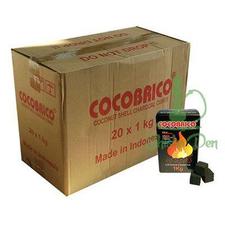 Cocobrico Coconut Coal Master Carton 20Kg - 1440 Cubes