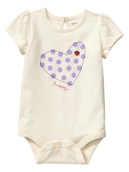 Spotted graphic bodysuit | Gap