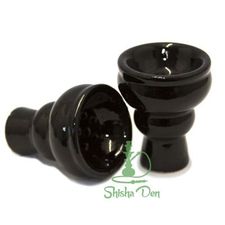 Aladin Fully Glazed E360 Bowl Black Hookah Tobacco Shisha UK | Shisha Den