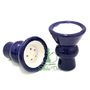 Aladin Half Glazed Shisha Digg Bowl Blue | Hookah Tobacco Shisha Den UK | Shisha Den