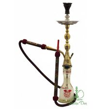 Khalil Mamoon Hookah Gold Indian Jewel Red | Hookah Shisha Den UK | Shisha Den