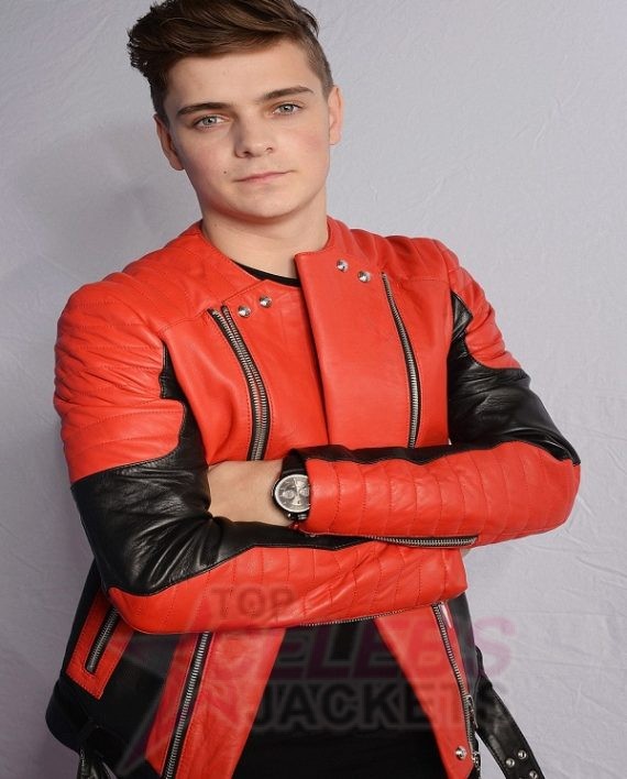 Martin Garrix Red Black Jacket