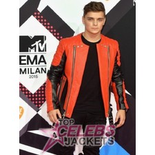 Martin Garrix Red Black Jacket
