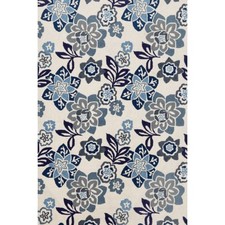 Buy Blue Floral Ravella Area Rugs Online In USA