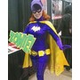 Batgirl Blue Leather Costume