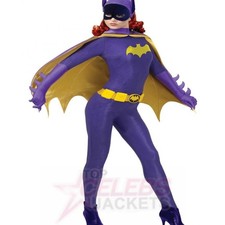Batgirl Blue Leather Costume