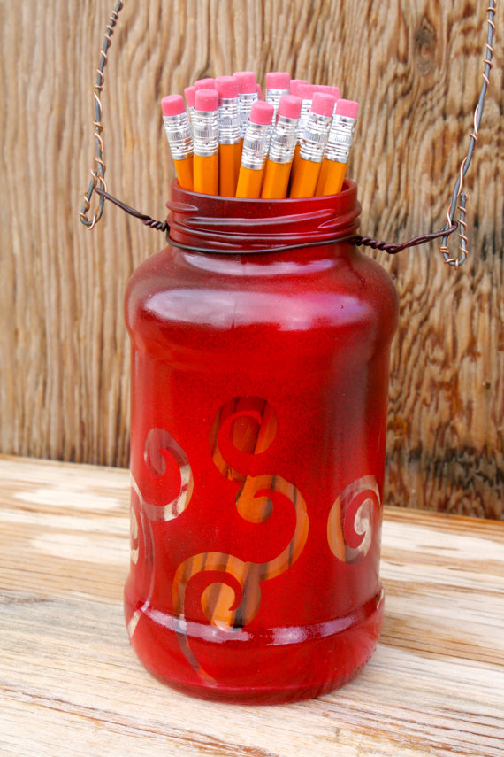 Glass Jar Lantern Up-Cycled...
