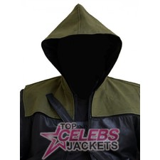 Stephen Amell Arrow Leather Jacket (8)