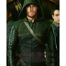 Arrow Stephen Amell Green Jacket