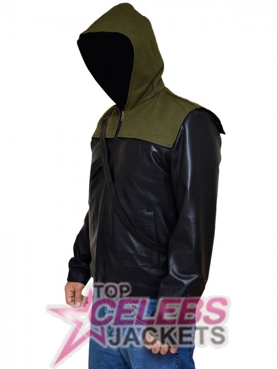 Stephen Amell Arrow Leather...