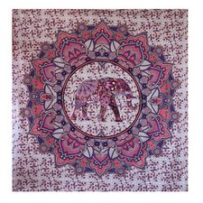 Alluring Brown Elephant Printed Wall Hanging tapestry