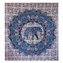 Beautiful Blue Elephant print wall hanging tapestry
